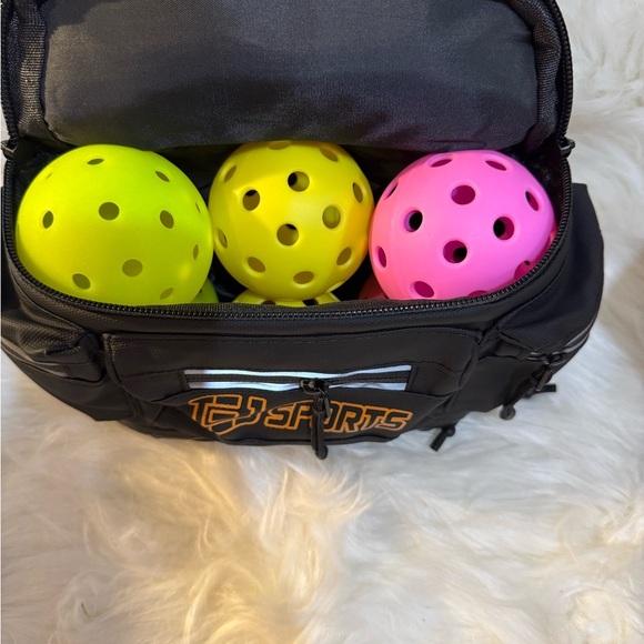 Black Fanny Pack-Pickle Ball Waist Bag - Picture 3 of 7